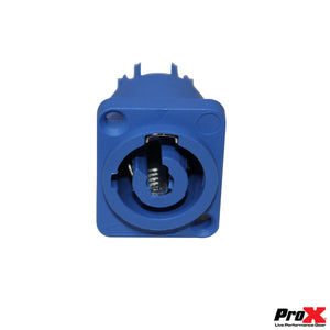 Panel Mount Blue Power Connection  Compatible Female Connector