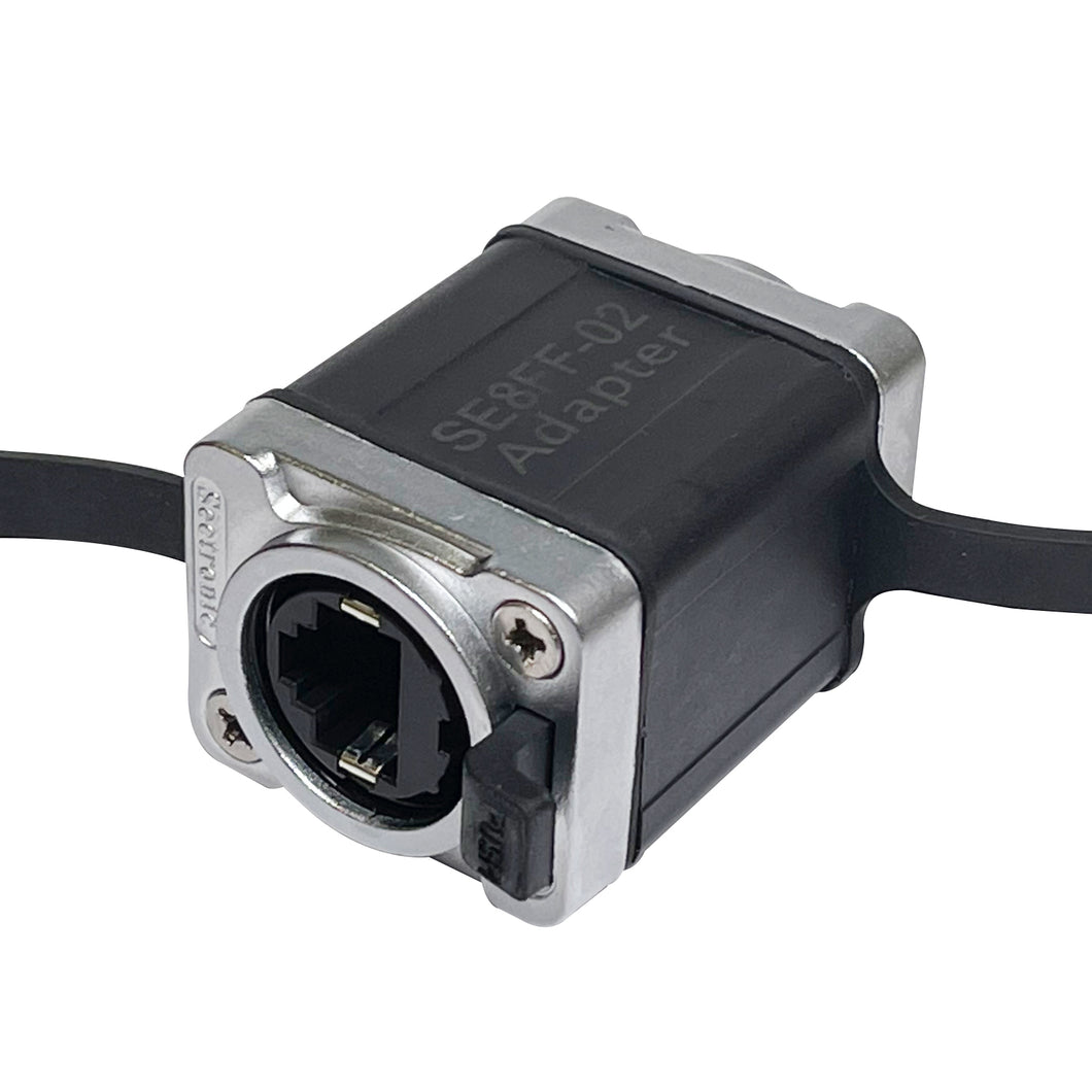 Professional Military Tactical RJ45 Ethernet Coupler IP65 Waterproof for Cat6 Cat7 Cat8