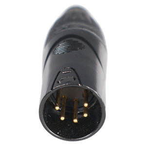 High Performance Male Panel Mount with Solder Points for XLR Mic Cable