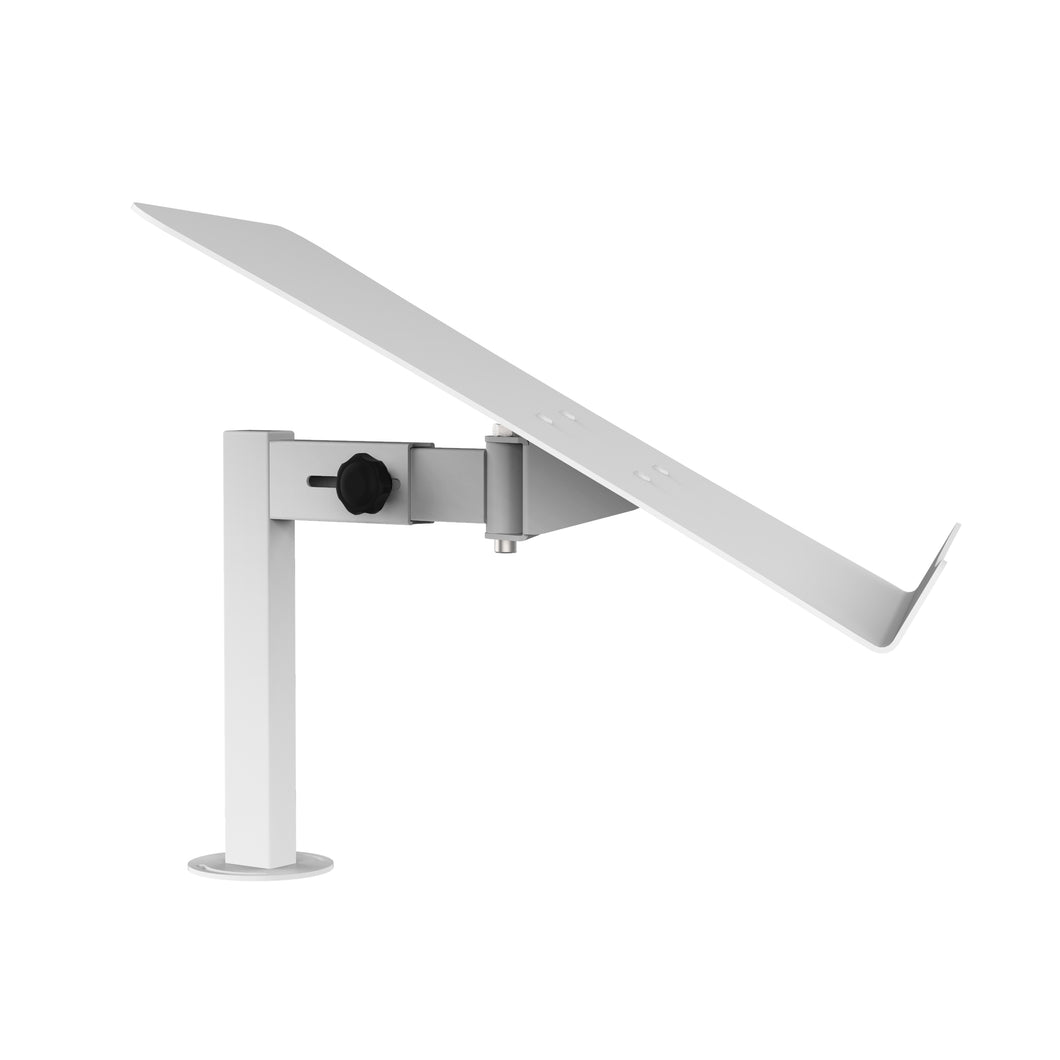 WHITE Universal CDJ Player Mounting Stand for B3 DJ Table Workstation by Humpter