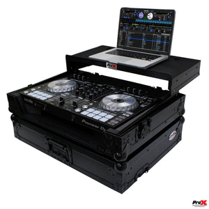 ATA Flight Case For Pioneer DDJ-SR2 DJ Controller with Laptop Shelf and LED  - Black