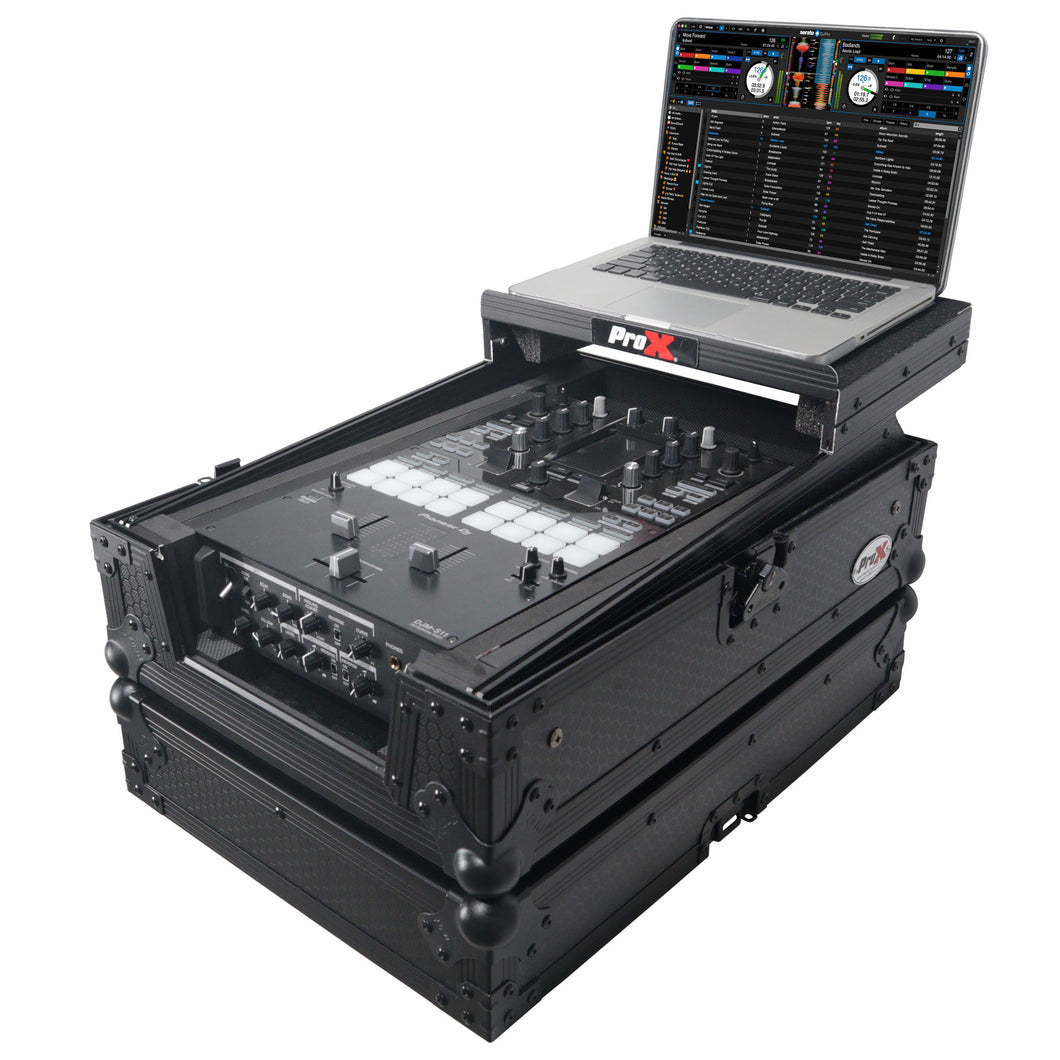 ATA Flight Style Universal Road Case with Sliding Laptop Shelf for Pioneer DJM S11 RANE SEVENTY 70 SEVENTY 72 MK