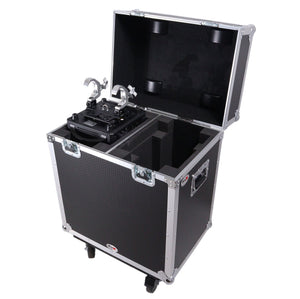 Moving Head Lighting Road Case for ADJ Hydro Beam X12 Vizi Beam 12RX  Fits 2 Units with 4" Casters