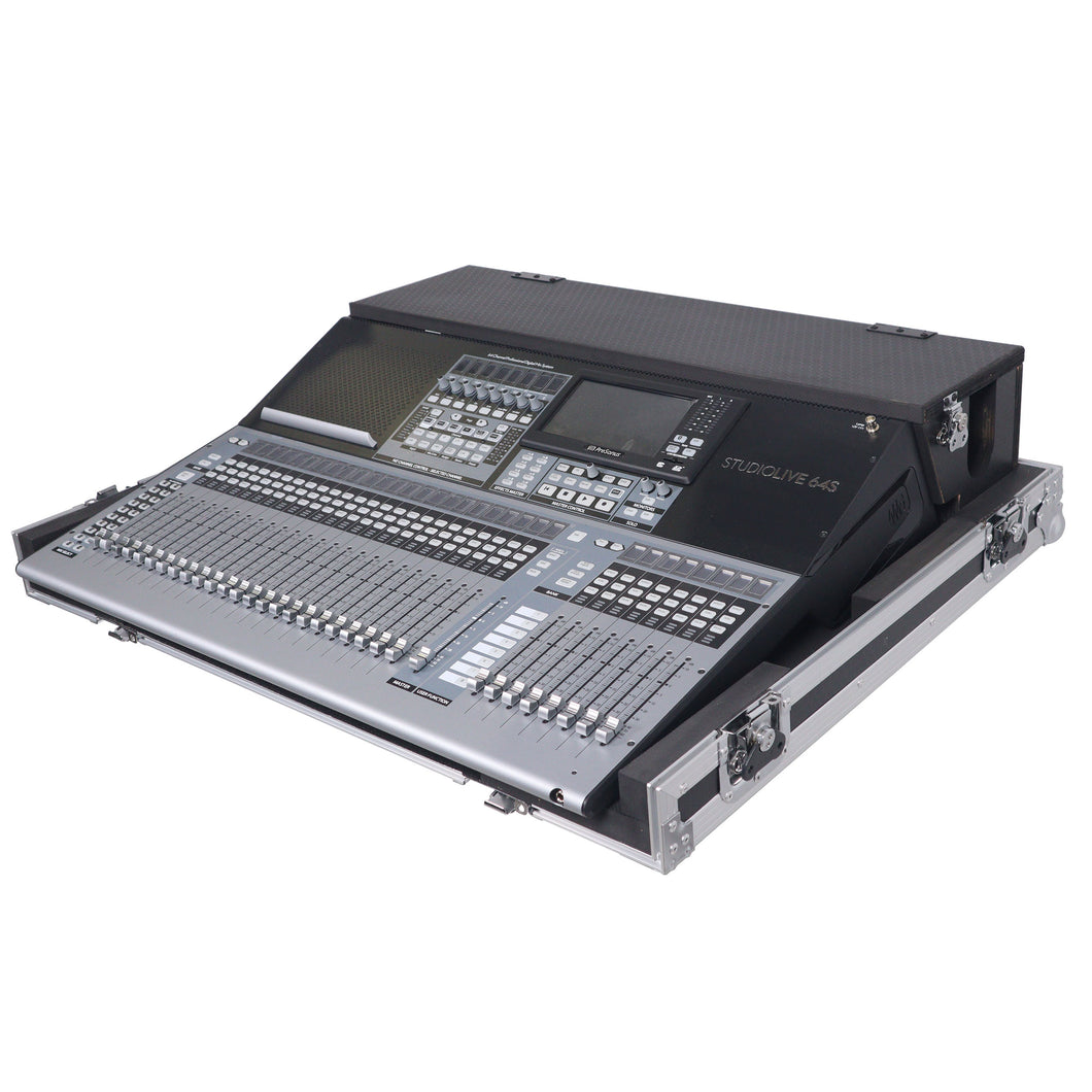 ProX fits PreSonus STUDIOLIVE 64S 32S 32.4.2. Mixer Case with Doghouse and Wheels
