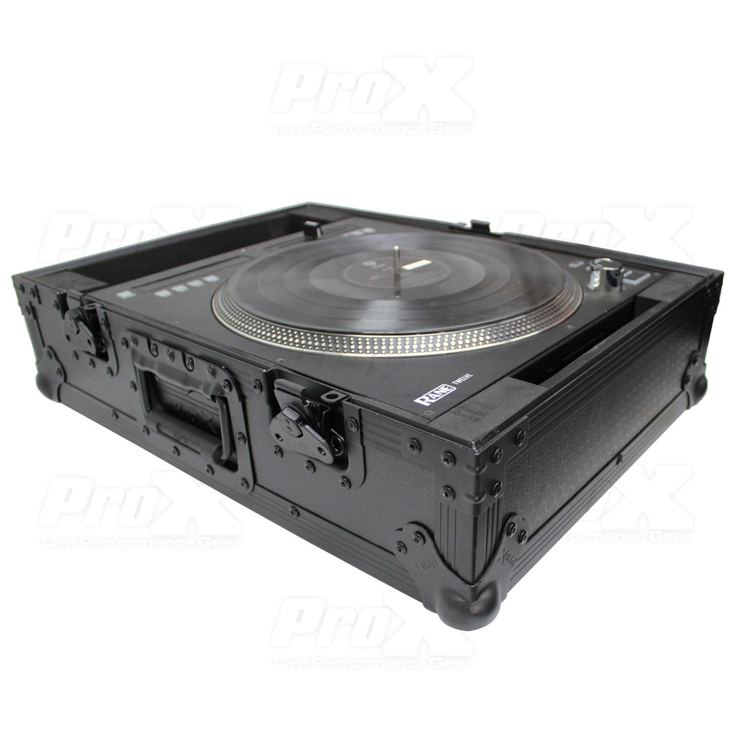 Flight Case for Rane 12 Motorized DJ Control System | Black on Black