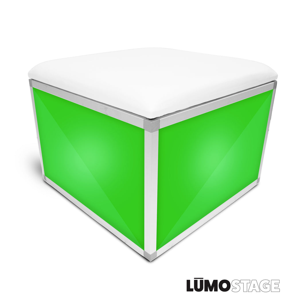 LUMOStage 2 Ft X 2 Ft  White Padded Seat Cushion