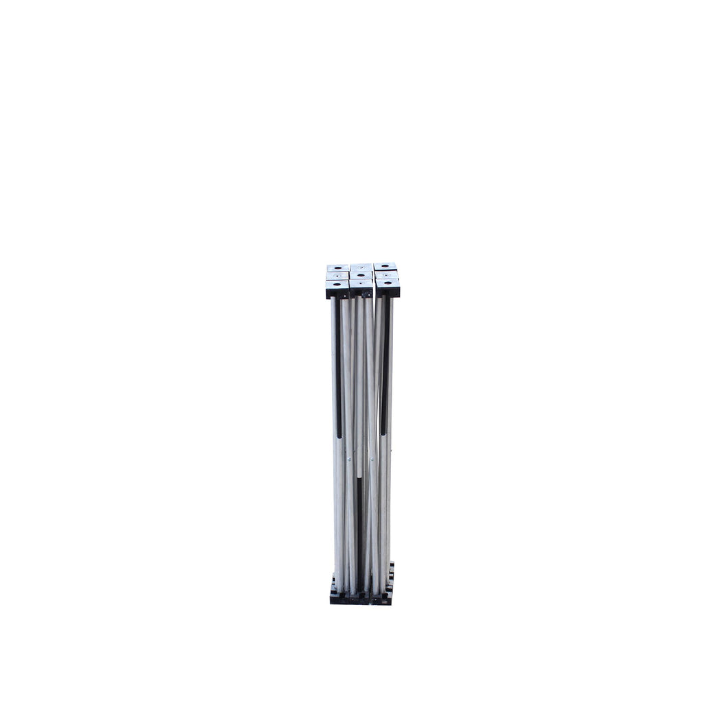 StageX™ 8 Inch Aluminum Accordion Style Portable Stage Riser