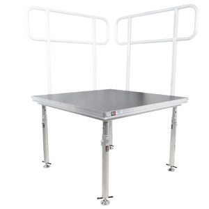 StageQ 4' x 4' Single Stage Unit Height Adjustable from 28 to 48" in.
