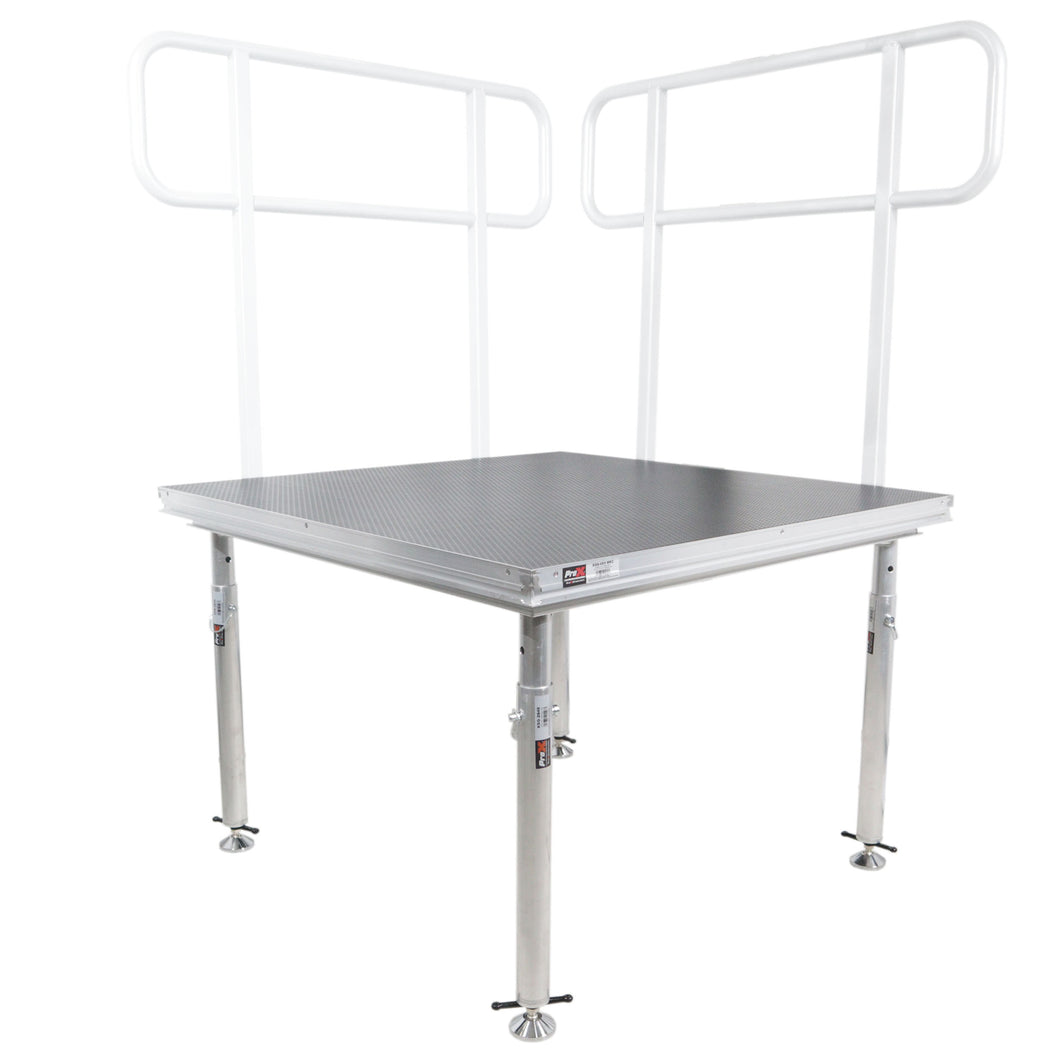 StageQ 4' x 4' Single Stage Unit Height Adjustable from 28 to 48