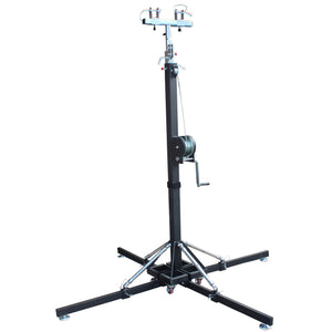 18 Ft. Lighting Crank Truss Stand 330 Lbs.Capacity Includes T-Adapter Truss Mount