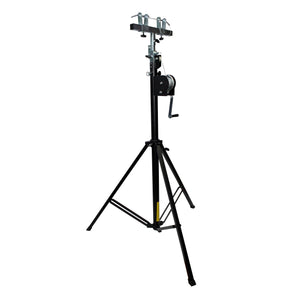 14 Ft Lighting Crank Truss Stage Stand Includes T-Adapter Truss Mount  200 Lb. Capacity