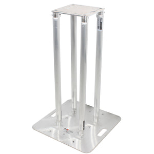 3.28 Foot Totem Package Includes a 12in Top Plate, 24in Base Plate and Four 1M F31 Tubes W-White Scrim Cover