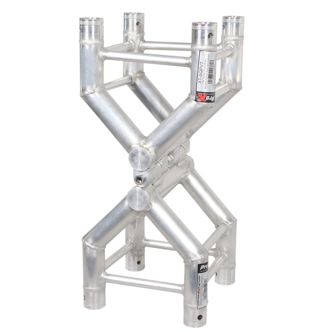 F34 Center Pivot Hinge Horizontal Variable Corner Articulating Block