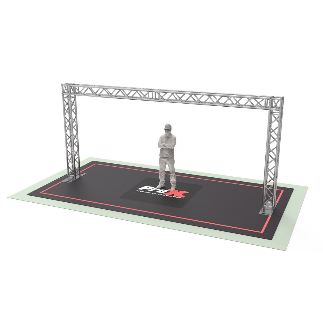Goal Post Design - Actual Size: 19.75 ft W X 9.20ft H - 2mm Heavy Duty Truss