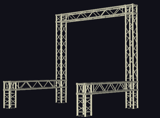 10' x 10' Exhibition Module Stand Truss Package