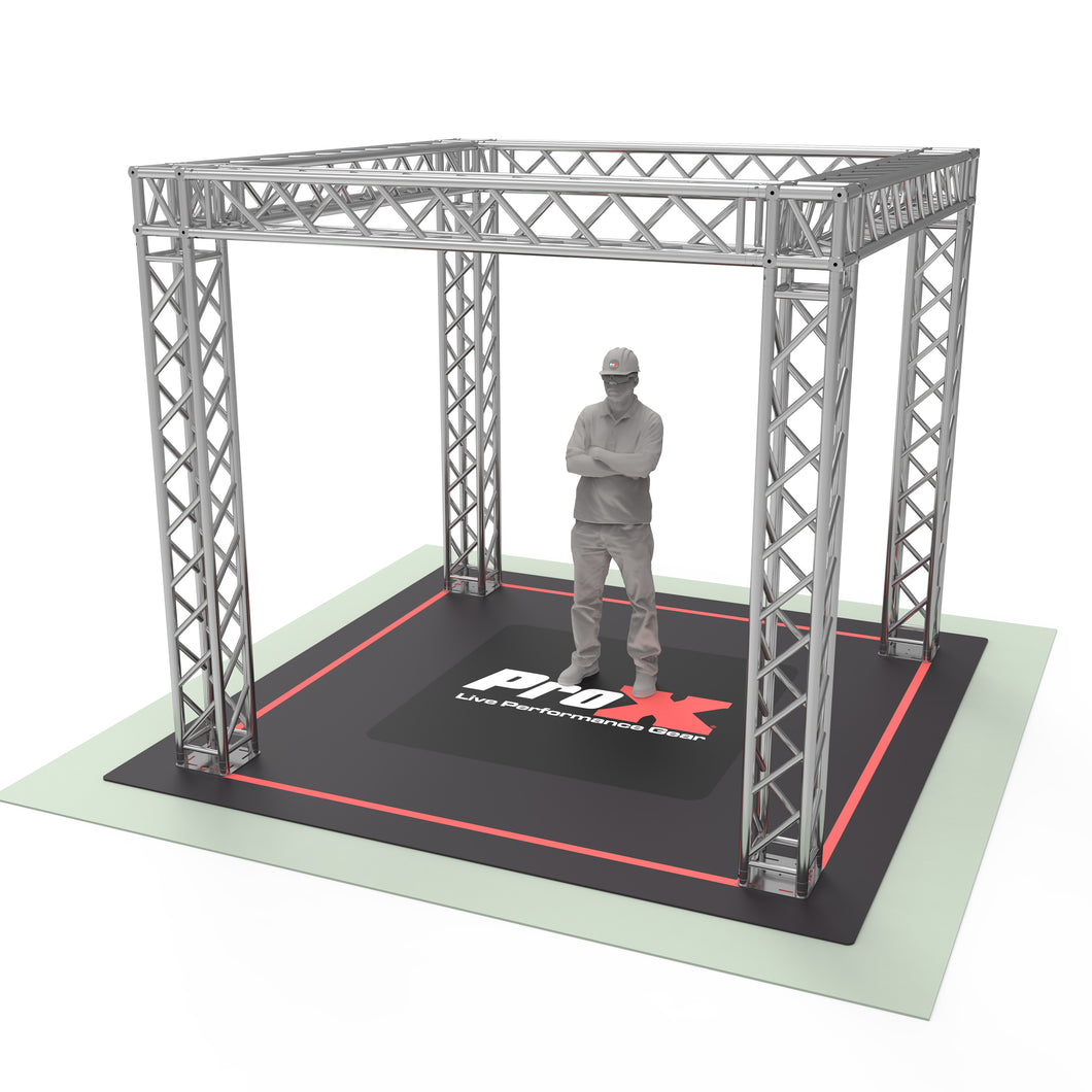 Tradeshow Booth 10.10 W X 10.10 L X 9.20 FT H   - 2mm Heavy Duty Truss