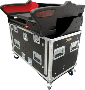 For Allen and Heath DLive C2500 Flip-Ready Hydraulic Console Easy Retracting Lifting 2U Rack Space Detachable Case by ZCASE