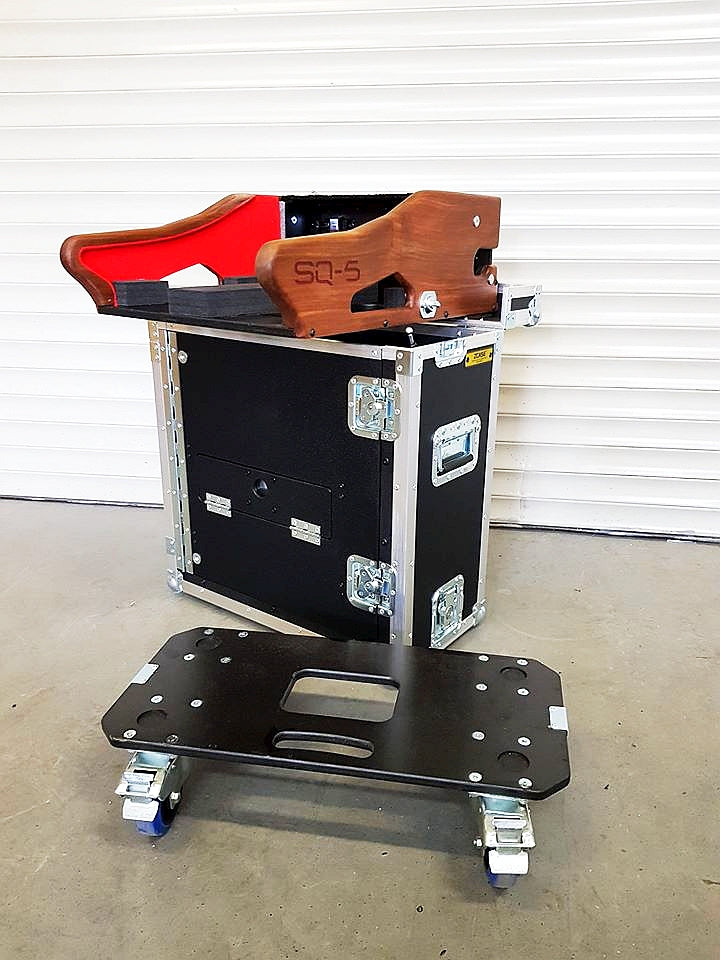 Flip-Ready Easy Detachable Retracting Hydraulic Lift Case for A&H SQ 5 Console by ZCase Custom Order