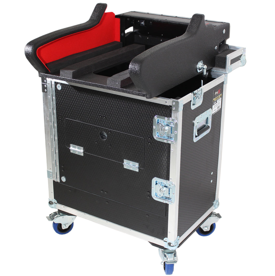For Allen and Heath DLive S3000 Flip-Ready Hydraulic Console Easy Detatchable Lifting Flight Case with Wheels by ZCASE