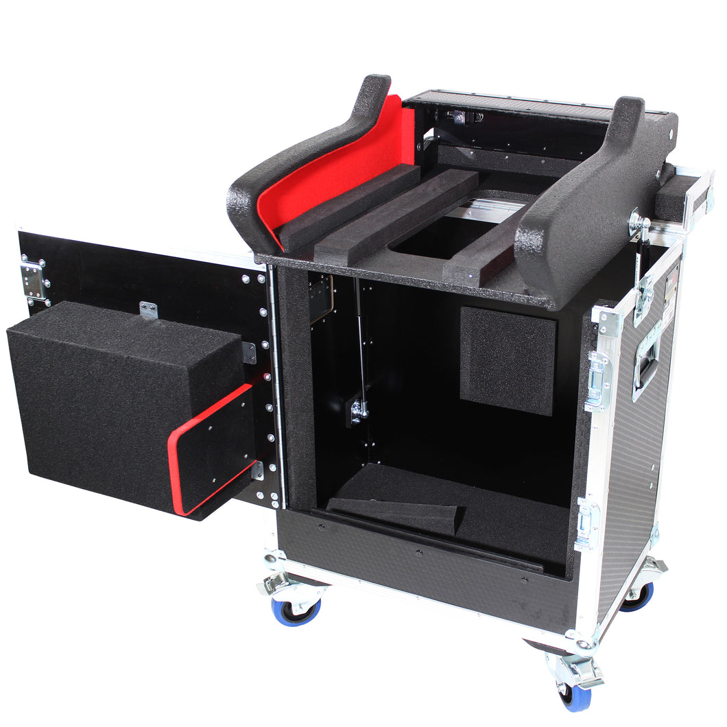 Flip-Ready Easy Detachable Retracting Hydraulic Lift Case for Allen and Heath DLive C1500 Console by ZCase®